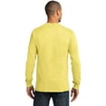 thumbnail image 2 of Port & Company Long Sleeve Essential T-Shirt. Yellow. 2XL., 2 of 4