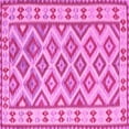 thumbnail image 1 of Ahgly Company Indoor Square Southwestern Pink Country Area Rugs, 4' Square, 1 of 4