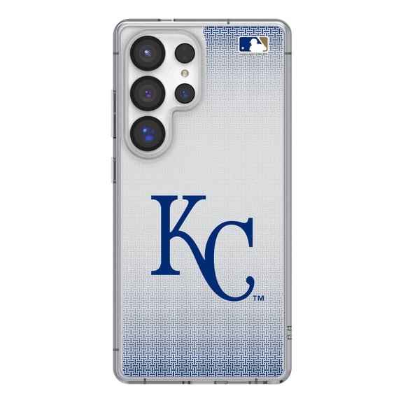 Kansas City Royals Linen Logo Galaxy Clear Case