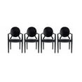 thumbnail image 1 of Chaise à accoudoirs en plastique Heavenly Collection pour salle à manger, 1 of 10