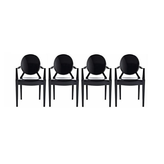 Heavenly Collection Plastic Arm Chair for Dining Area