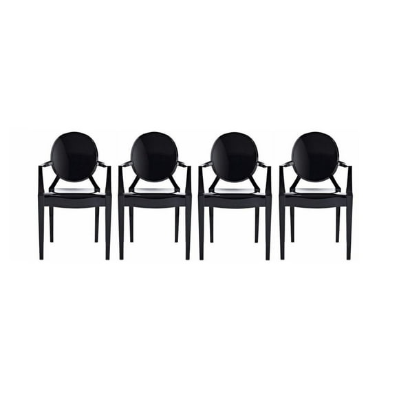 Heavenly Collection Plastic Arm Chair for Dining Area