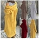 thumbnail image 1 of Suéter de punto grueso europeo y americano Suéter de aguja gruesa Suéter de cárdigan largo con capucha estilo holgado y trenzado para mujer, 1 of 1