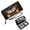 Black, variant on GEEAD Women Wallet With Credit Card Holder Wallet with Large Capacity Zip for Women Fall Y'all Pumpkins Autumn Leaves Stylish Accessory Smooth Texture Ideal GiftSoft Texture