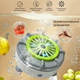 thumbnail image 3 of Seattleget Efficient Portable Fruit and Vegetable Washers, Ultrasonic Fruit and Vegetable Cleaner Device, Automatic Spinner, for Cleaning Fruits (B(Rotate + vibrate + purify) Plug-in), 3 of 7