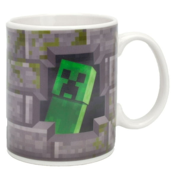 Minecraft Creeper Tasse à Changement de Chaleur