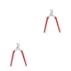 thumbnail image 2 of Soidarity Manicura Nail Cuticle Nipper Tijeras Dead Skin Remover Clippers Tool Mango de silicona Antideslizante Cuidado profesional Rojo Rojo 2piezas, 2 of 6