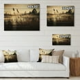 thumbnail image 4 of Designart "Seaside Reflections Beach Photo XII" Landscapes Print on Natural Pine Wood, 4 of 5
