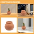 thumbnail image 3 of WEUVEB 4Ud Macetas Rojas De Barro Para Bonsái Y Plantas Pequeñas Uso En Casa Oficina, 3 of 7