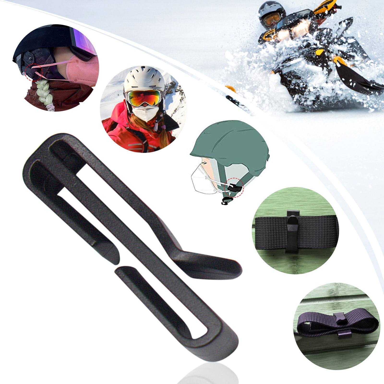 goggle clip for snowboard helmet Guard NEW in February cpengpj 10Pcs Goggle Clip, Adhesive