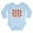 Sky Blue, variant on CafePress - Pugskisses2 Body Suit - Long Sleeve Cotton Baby Bodysuit