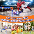 thumbnail image 5 of JoyStone 4-in-1 Hover Soccer Ball Set, Hockey Bowling Toy Set, Rechargeable Hover Soccer & Hockey Ball with LED Light, Christmas Birthday Gifts for Boys Girls 3-12, 5 of 8