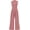 Dusty Pink, variant on PRETTYGARDEN Womens Summer Jumpsuits Dressy Casual One Piece Outfits Sleeveless Mock Neck Wide Leg Pants Rompers with Pockets