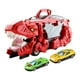 thumbnail image 1 of Vehículo de dinosaurio tragador, juguete Montessori, coche de juguete deslizante Rojo con 2 autos., 1 of 9