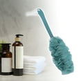 thumbnail image 6 of Unique Bargains 1 Pcs Body Bath Brush Back Scrubber Loofah Shower with Long Handle for Skin Exfoliating PP Mesh Blue, 6 of 7