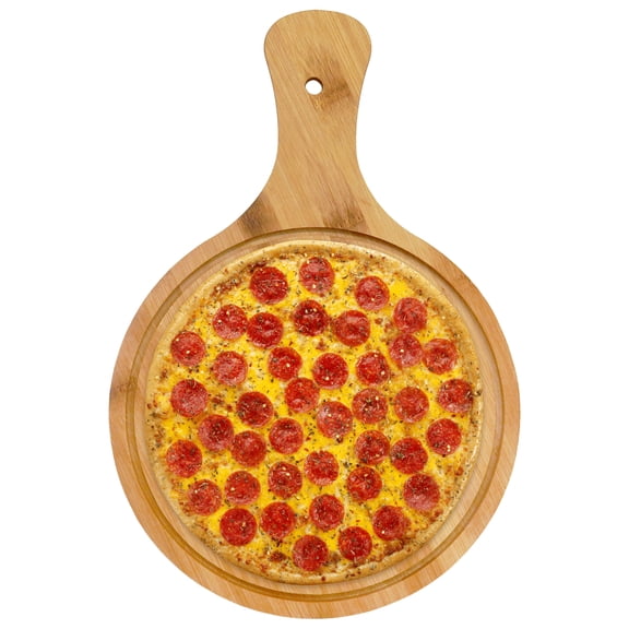Tabla de Corte Aquila Bambú Circular con Mango 24 cm