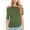 Olive Green, variant on Women's Off Shoulder Leopard Print Top with Strappy Detail and Relaxed Fit for a Bold Casual Look- Small, Olive Green
