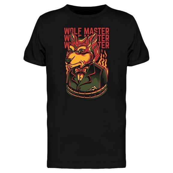 Wolf Master Logo T-Shirt Men -Image by Shutterstock, Male 3X-Large