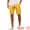 Yellow, variant on Unique Bargains Men's Plaid Shorts Straight Fit Comfort Flat Front Checked Shorts 28 Pink