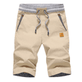 thumbnail image 6 of Uwinwear Men's Athletic Shorts Casual Classic Fit Drawstring Short Pants Summer Beach Casual Shorts with Elastic Waist and Pockets,Khaki,XXL, 6 of 6