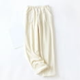 thumbnail image 2 of Fall Fashion Must Haves Trousers Casual White LWinter Clothing For Women, 2 of 3