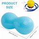 thumbnail image 2 of Wosthever Pelota Sensi Peanut Anti-Bust para Ejercicios, Inflable para Niños, con Características Resistentes a la Perforación, Peanut para Gimnasios en casa azul, 2 of 6