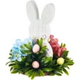 thumbnail image 2 of Dalrosia Easter Bunny Table Signs with Flower Bases, Wooden Bunny Table Centerpieces for Party Home Decoration, Easter GIfts, 2 of 3
