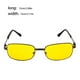 thumbnail image 3 of Guardurnaity Night View Glasses Driving Eyeglasses Pocket Beach Sunscreen Eyewear Portable Sunshade Walking for Women Men Type2 NO2, 3 of 6
