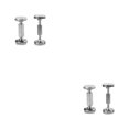 thumbnail image 2 of pitrice 2 Pcs Outils de Cadre de Lit Réglables Filetés Anti-Secousse Support Télescopique Accessoires de Cadre de Lit avec Coussin en Feutre Argent Blanc 35*93mm 2Ensemble, 2 of 6