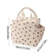 thumbnail image 3 of Bolsa térmica de pana para almuerzo | Bolsa reutilizable de gran capacidad para el trabajo, picnic y viajes | Nevera elegante para hombres y mujeres, 3 of 6