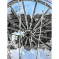 thumbnail image 3 of Bannon, Heidi 19x24 Black Modern Framed Museum Art Print Titled - Montana Wagon Wheel II, 3 of 5