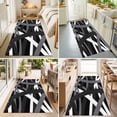 thumbnail image 4 of Hallway Runner Rug 2'x6', Gray Black Geometric Kitchen Runner Rugs Non-Slip Carpet Mats, Modern Art Abstract Grey Line Bedside Rugs Runners Washable Floor Carpet for Bathroom Laundry Room, 4 of 8