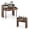 Rustic Brown, variant on BoldGear Small Computer Desk with Hutch & Drawers, Extendable Writing Desk w/Pull Out Secondary Table, Monitor Stand & Rolling Wheels, Console Table, Compact Desk for Small Spaces (Rustic Brown)