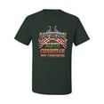 thumbnail image 2 of Wild Bobby, Southern By Birth Christian By Choice Inspirational/Christian Men's Graphic T-Shirt, Forest Green, 5XL, 2 of 3