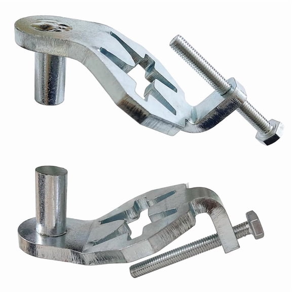 T-Post Gate Hinge Pins, 5/8 Inch, 2 Pack, Metal Fence Gate Hangers for Farm and Garden