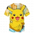 thumbnail image 1 of Ropa para niños, camiseta de Pikachu para niños, ropa de manga corta, camisetas deportivas de dibujos animados, disfraz, camisetas para bebés, sudaderas heqiyong CONDUJO, 1 of 2