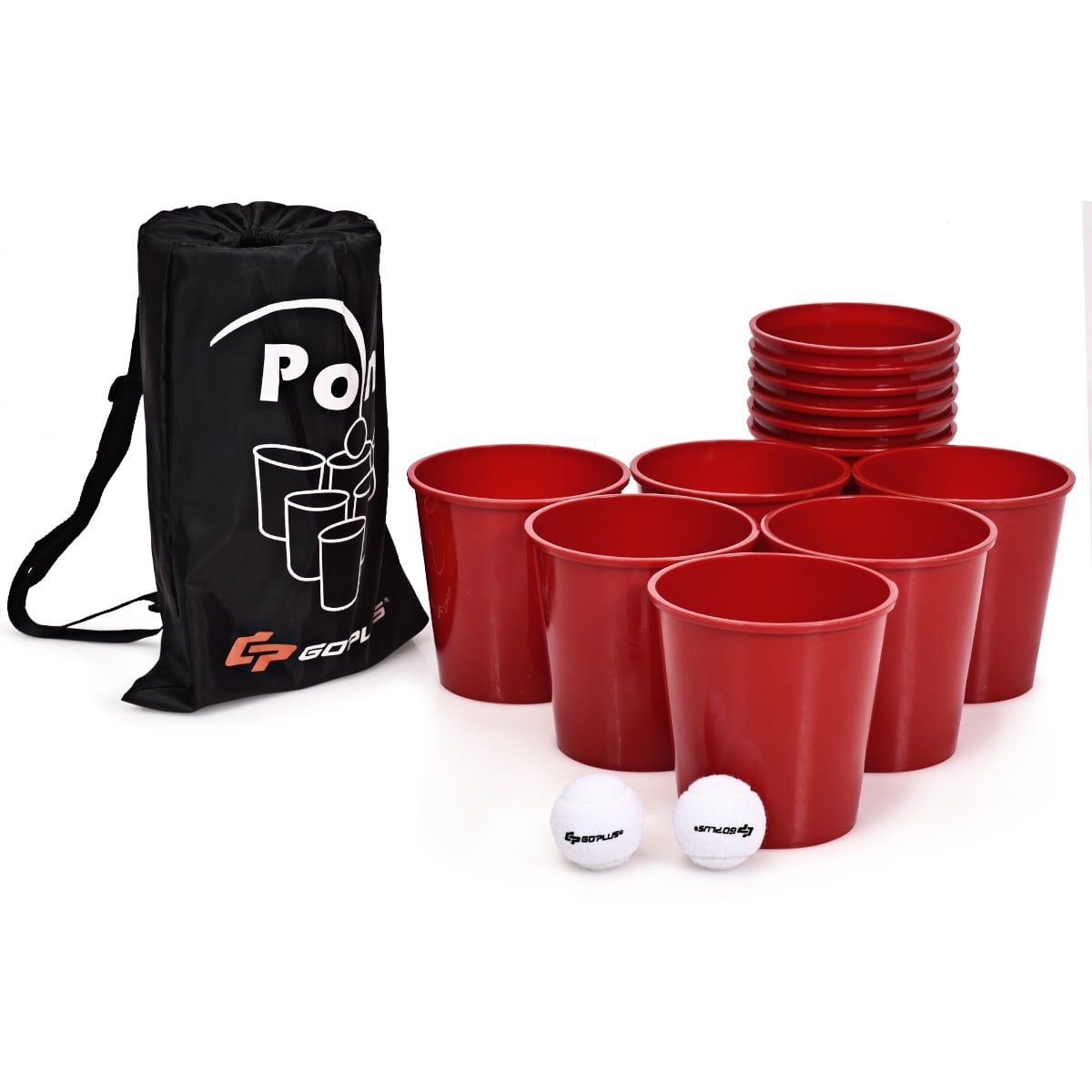 Goplus Yard Pong Giant Pong Game Set Carry Bag Outdoor Backyard Game - www.bagssaleusa.com - www.bagssaleusa.com