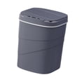 thumbnail image 3 of Cubo de basura de cocina, cubo de basura para baño, cubo de basura, cubo de basura inteligente, cubo de basura sin contacto para baño y cocina gris, 3 of 9