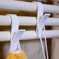 thumbnail image 4 of Ganchos de almacenamiento TureClos Monstrate Perchas de ropa de PVC color Blanco Para radiador de calefacción, 4 of 6