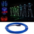 thumbnail image 3 of EL Línea luminosa flexible Luz de neón Ultra brillante EL Cable de luz fría (Azul), 3 of 9