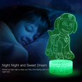 thumbnail image 5 of Lámpara de ilusión 3D ZHAOCHENG Patrulla Canina luz nocturna 16 colores intermitentes, 5 of 5