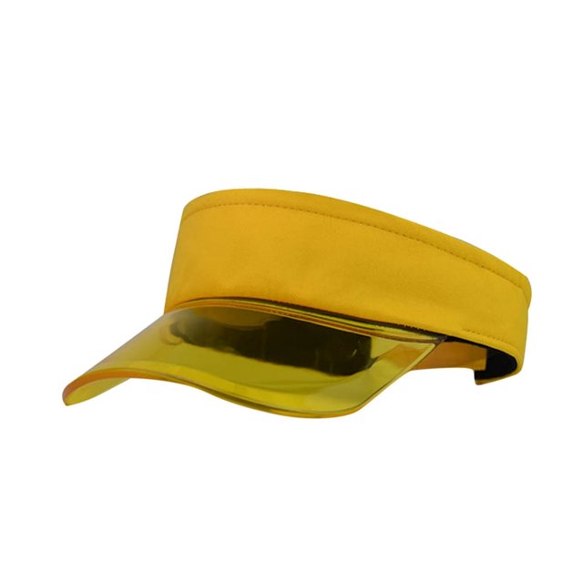 Fashion Women Solid Color Sun Protection Topless Transparent Baseball Visor Cap please buy one or two sizes larger than normal