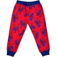 thumbnail image 4 of Marvel Spider-Man Boys Short Sleeve T-Shirt and Jogger Pants Set for Toddlers and Big Kids – Blue/Red/Grey, 4 of 5