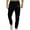 Black, variant on Men's Long Sport Pants Fit Trousers Running Joggers Sweatpants Khaki 10(XL)
