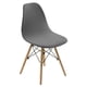 thumbnail image 2 of Funda elástica Sunnimix para asiento de silla Shell sin Brazos Negro gris, 2 of 7