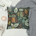 thumbnail image 2 of Creowell Owl Throw Pillow Cover Love Mom Couch Pillow Case Square Outdoor Pillows Sofa Bed Lumbar Pillowcase Decorative, 2 of 5