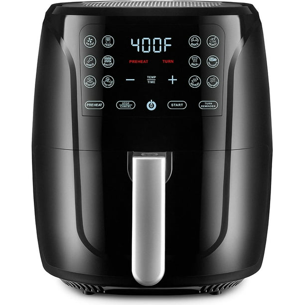 Air Fryer Oven Digital Display, 6 Quart Large AirFryer Cooker 12 Touch