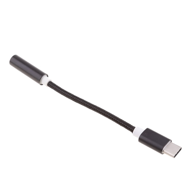 Adaptador de Enchufe CUTICAT para Auriculares de 3,5 Mm a USB Negro