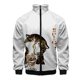 thumbnail image 3 of Nueva chaqueta con estampado de gato 3D para hombre y mujer, estilo Harajuku, hip hop, nueva sudadera blanca con capucha, sudadera informal con cuello alto y cremallera, abrigo, ropa, 3 of 5