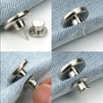 thumbnail image 6 of Ludlz 2 Sets Button Pins for Jeans, Perfect Fit Jean Button Replacement, Adjustable Jean Button Pins Metal Clips Snap Tack, No Sew Instant Extend or Reduce Any Pants Waist, 6 of 6